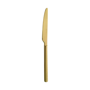 Illusion Mat Gold Dessert Knife