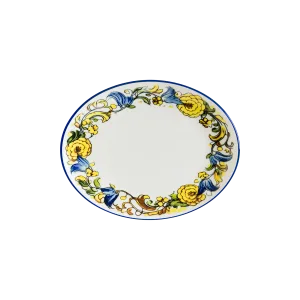 Albufera Mid White Moove Oval Plate 31*24 cm