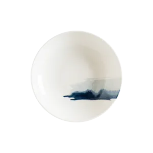 Blue Wave Bloom Deep Plate 23 cm 1000 cc