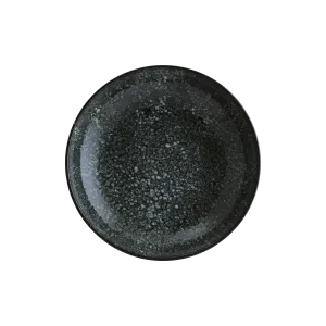 Cosmos Black Bloom Deep Plate 23 cm 1000 cc
