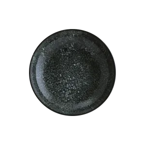 Cosmos Black Bloom Deep Plate 25 cm 1300 cc