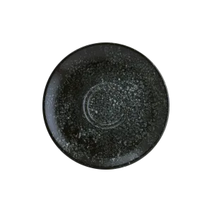 Cosmos Black Gourmet Coffee Saucer 16 cm