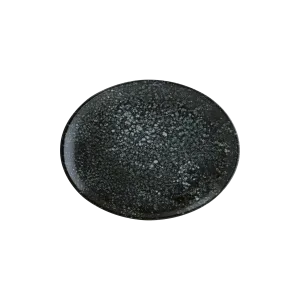 Cosmos Black Moove Oval Plate 31*24 cm