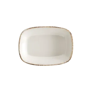 Retro Gourmet Rectangular Plate 12*8.5 cm