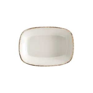 Retro Gourmet Rectangular Plate 17*11.5 cm