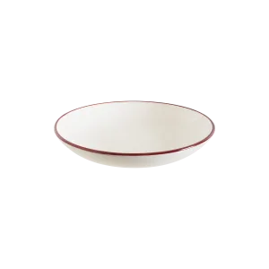 Linea Burgundy Bloom Deep Plate 25 cm 1300 cc