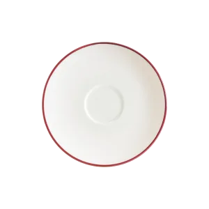 Linea Burgundy Gourmet Coffee Saucer 12 cm