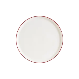 Linea Burgundy Gourmet Flat Plate 32 cm