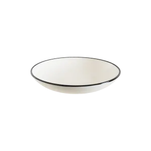 Linea Black Bloom Deep Plate 23 cm 1000 cc