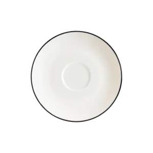 Linea Black Gourmet Coffee Saucer 12 cm