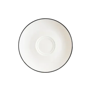 Linea Black Gourmet Coffee Saucer 16 cm