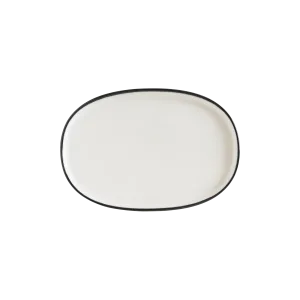 Linea Black Hygge 34 cm Oval Plate