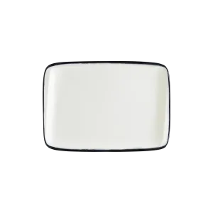 Linea Black Moove Rectangular Plate 23*16 cm