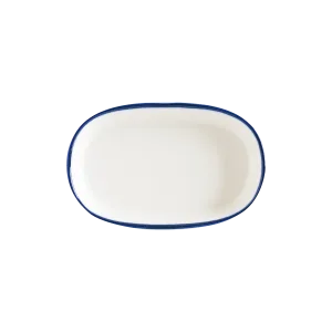 Linea Blue Hygge 10cm Oval Plate
