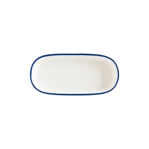 Linea Blue Hygge 14cm Oval Plate
