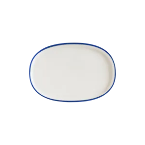 Linea Blue Hygge 34 cm Oval Plate