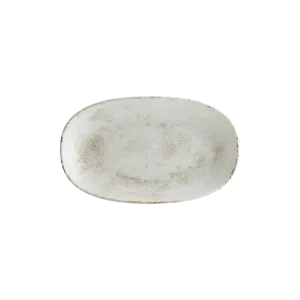 Nacrous Matt Gourmet Oval Plate 15*8.5 cm