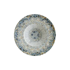 Luca Mosaic Banquet Deep Plate 24 cm 270 cc
