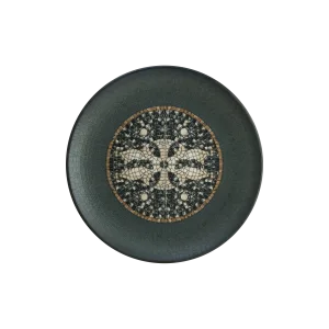 Mesopotamia Mosaic Anthracite Gourmet Flat Plate 30 cm