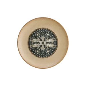 Mesopotamia Mosaic Wood Gourmet Flat Plate 30 cm