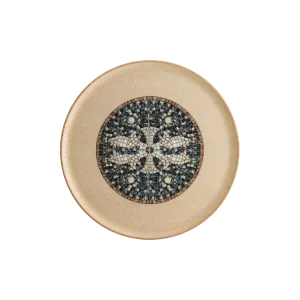 Mesopotamia Mosaic Wood Gourmet Flat Plate 32 cm