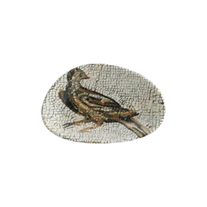 Mesopotamia Pajaro Vago Oval Plate 15*8.5 cm