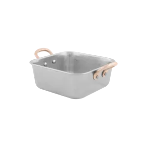 Antique Roaster Square-Small with 2 side Brass Handles11.5x4.75 cm-400ml