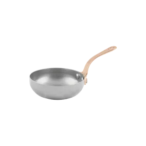 Antique Mini Bytes fry Pan -  with long Brass handle 7.5 x 2.50 cm - 80ml