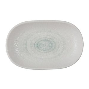 Id Fine Glacier Oval Boat Plate 18 cm