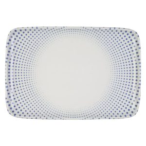Id Fine Harmony Blue Quadro Rectangular Plate 37 cm