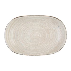 Id Fine Mocha Magnus Oval Boat Plate 37 cm