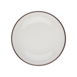Id Fine Modest Brown Deep Plate 22 cm