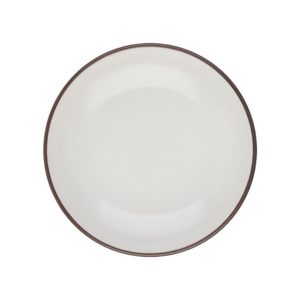 Id Fine Modest Brown Deep Plate 25 cm