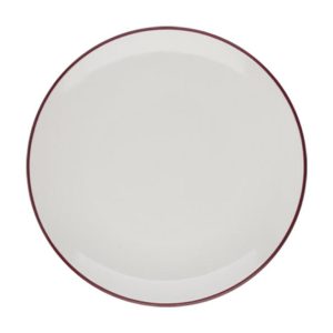 Id Fine Modest Maroon Lona Flat Plate 21 cm