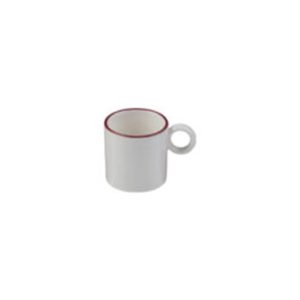 Id Fine Modest Maroon Ring Coffee Cup 80 cc