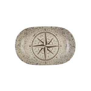 Id Fine Piri Oval Boat Plate 18 cm