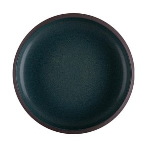 Id Fine Roots Teal Celesta Deep Plate 25 cm