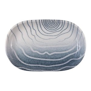 Id Fine Spazio Oval Boat Plate 18 cm